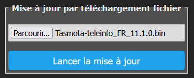 Mise &agrave; jour du firmware du module T-InfoDIN